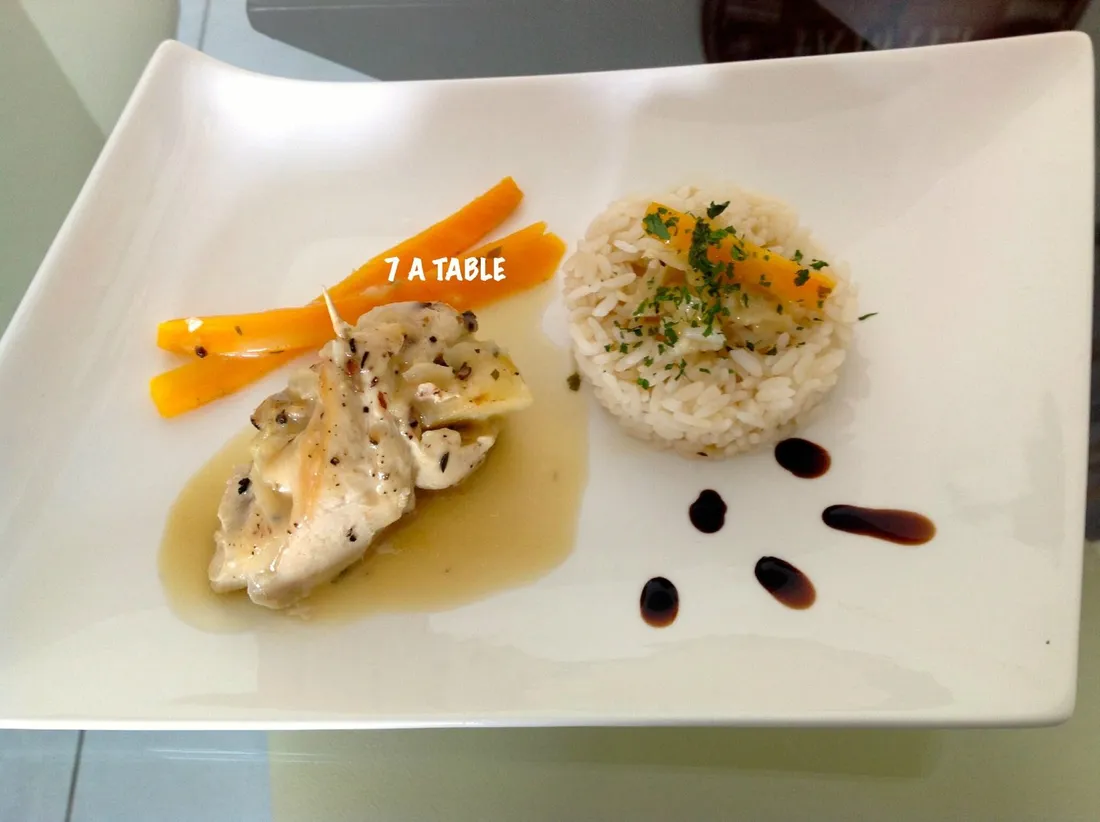 Escalopes de poulet à la normande