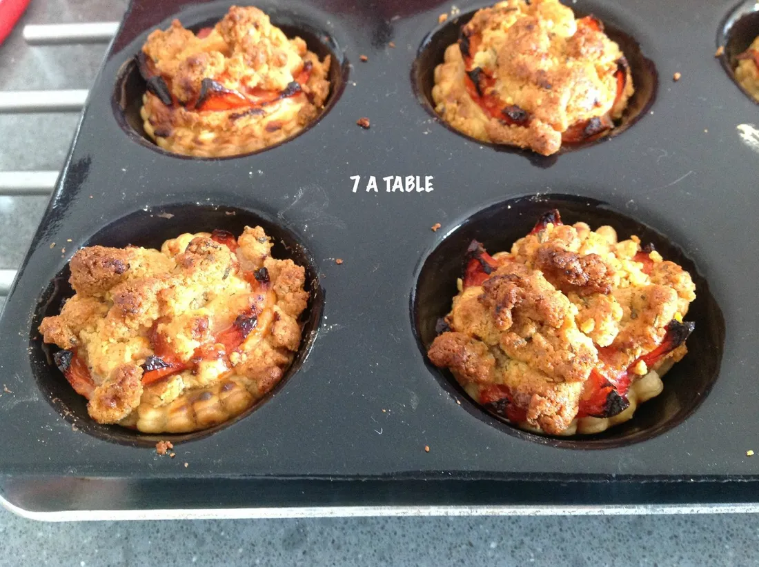 Tartelettes hérissons en crumble