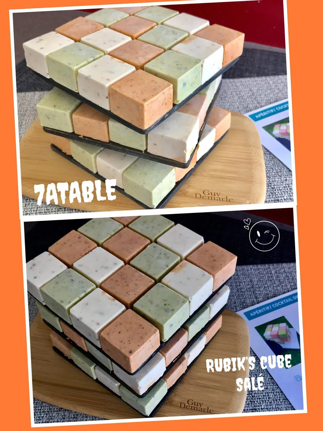 Rubik's cube salé