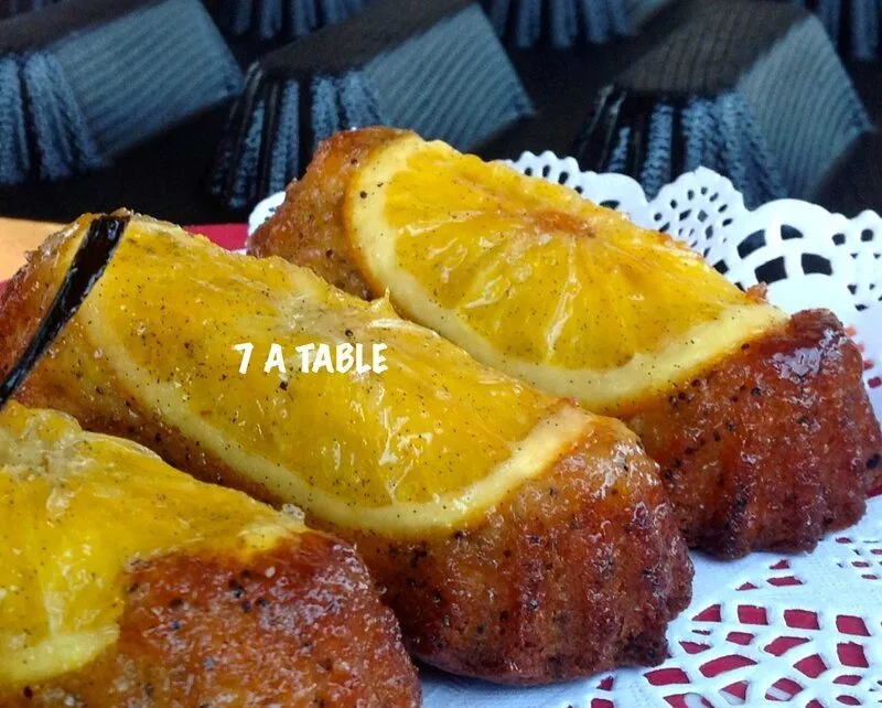 Moelleux à l'orange et au pavot