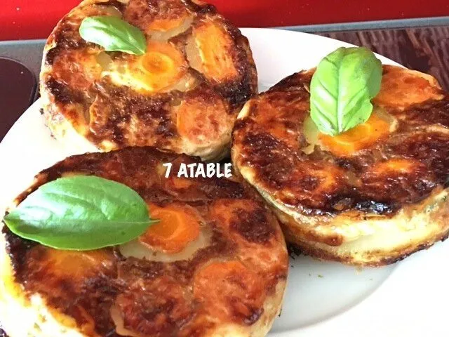 Gratin de légumes grands ronds