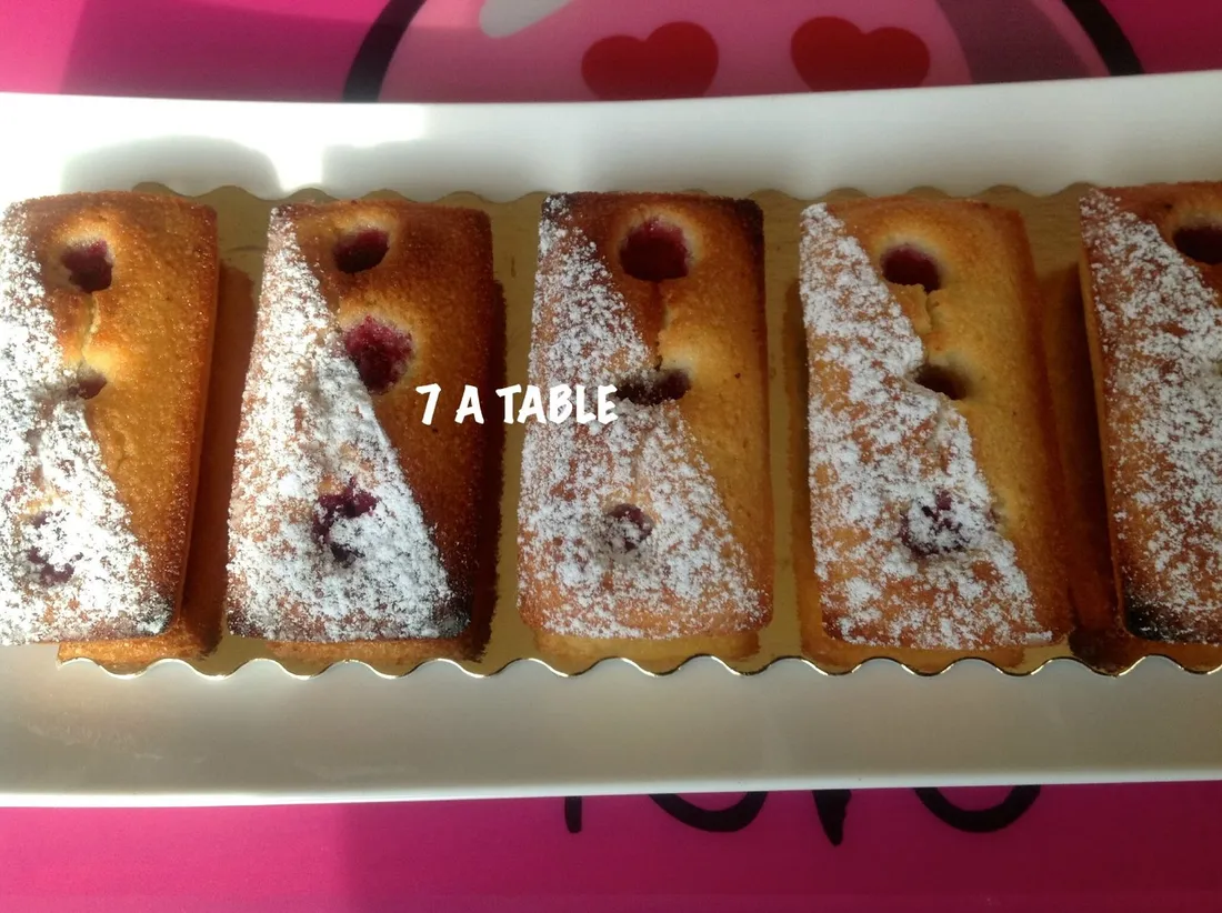 Financiers à la framboise