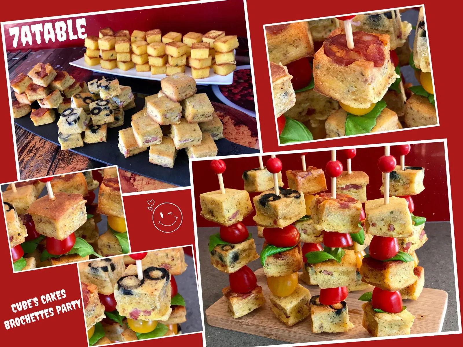 Cubes cakes