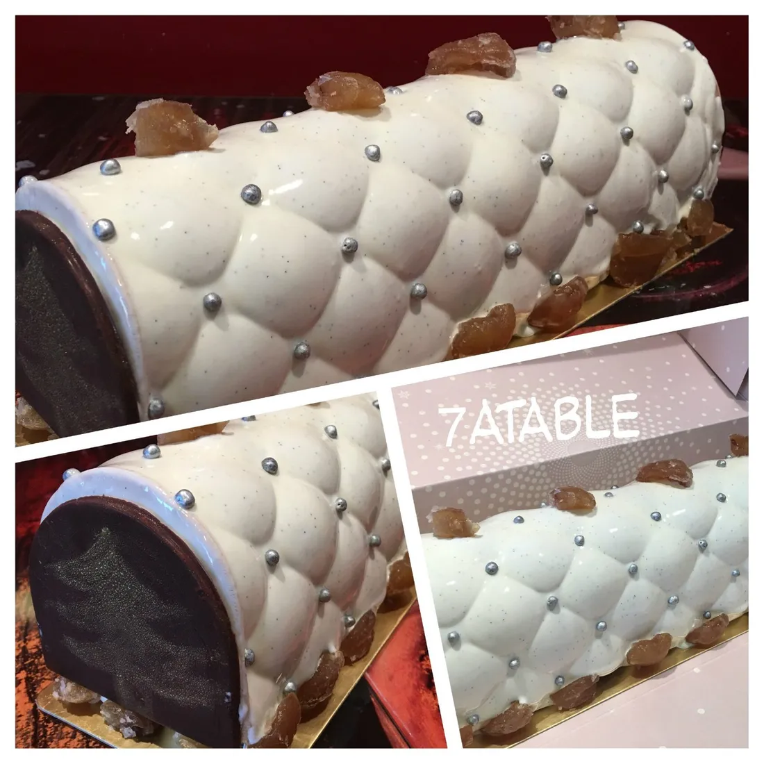 Bûche ou entremet mousse aux marrons