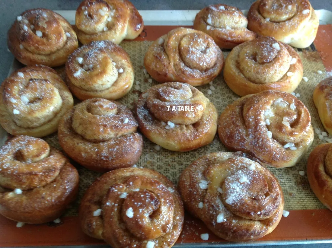 Cinnamon rolls : brioche escargot à la cannelle