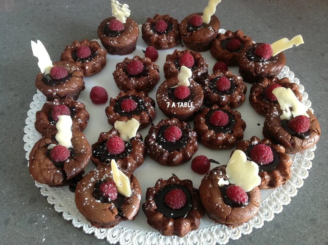 Petits fondant marron chocolat