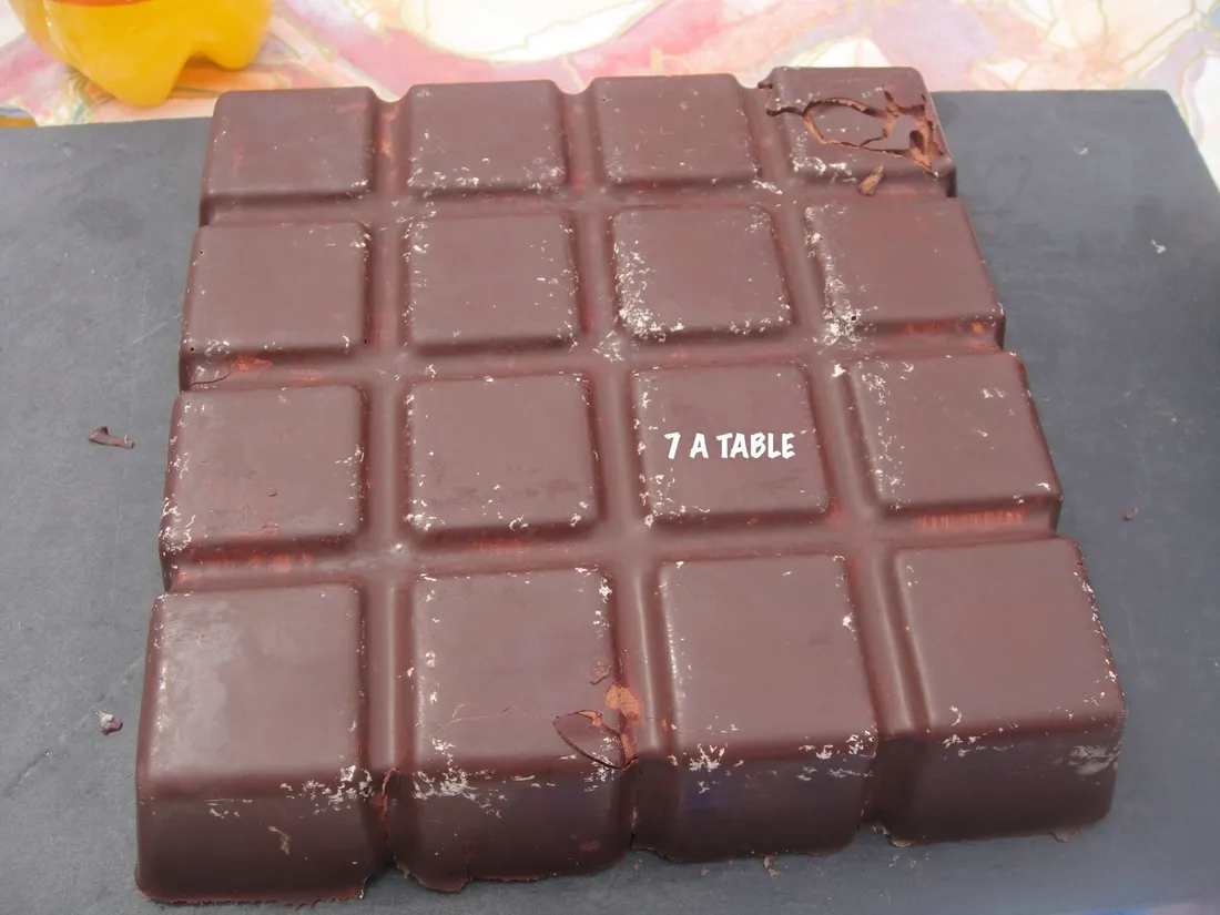 Crousti-fondant chocolat noir et blanc