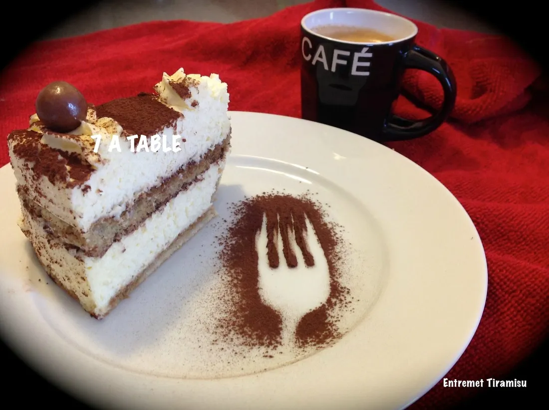 Entremet tiramisu