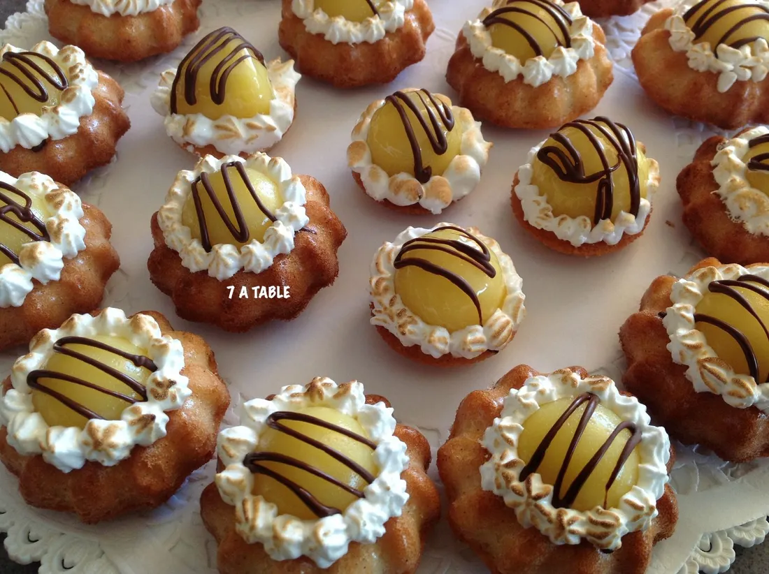 Mignardises citron meringuées