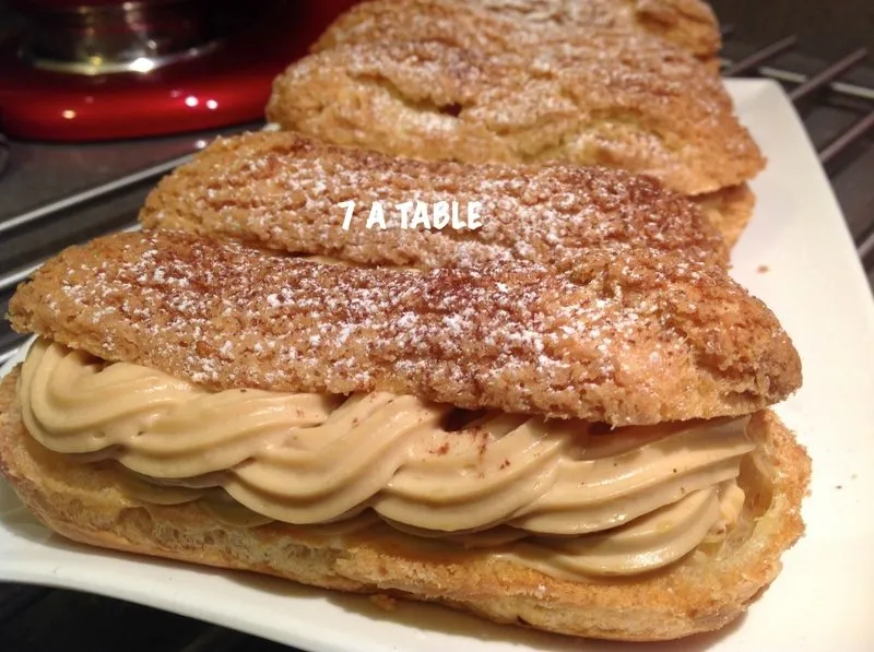 Éclairs crème pralinée