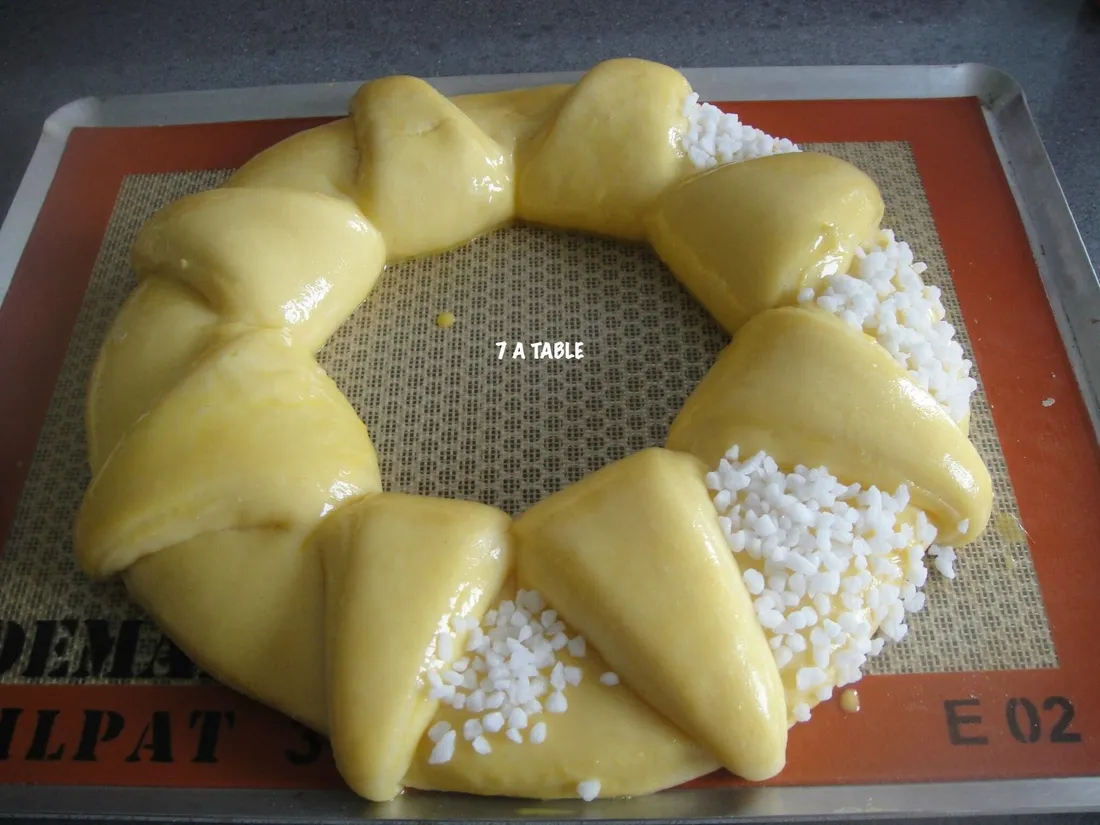 Couronne des rois briochée