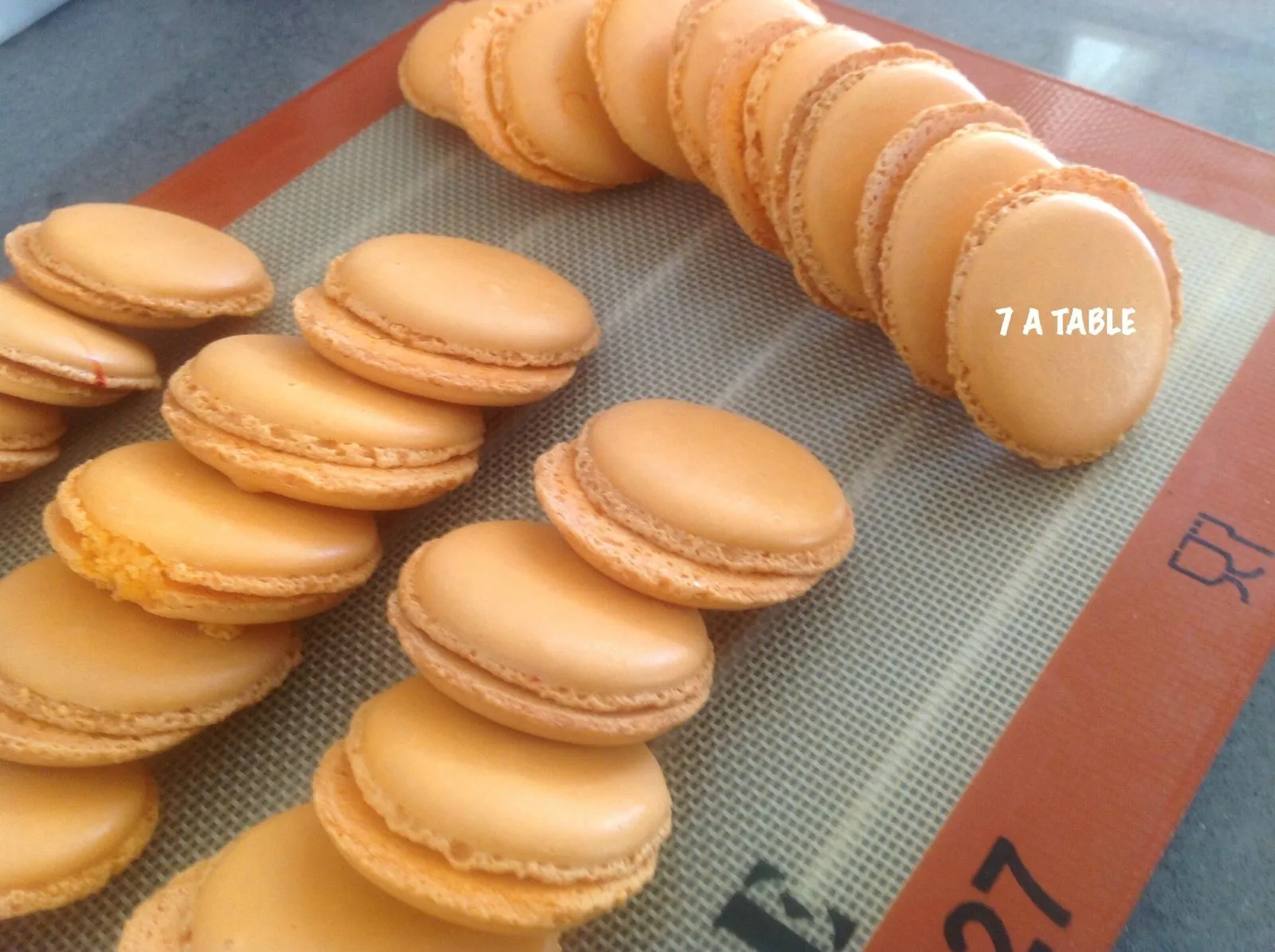 Coques de macarons