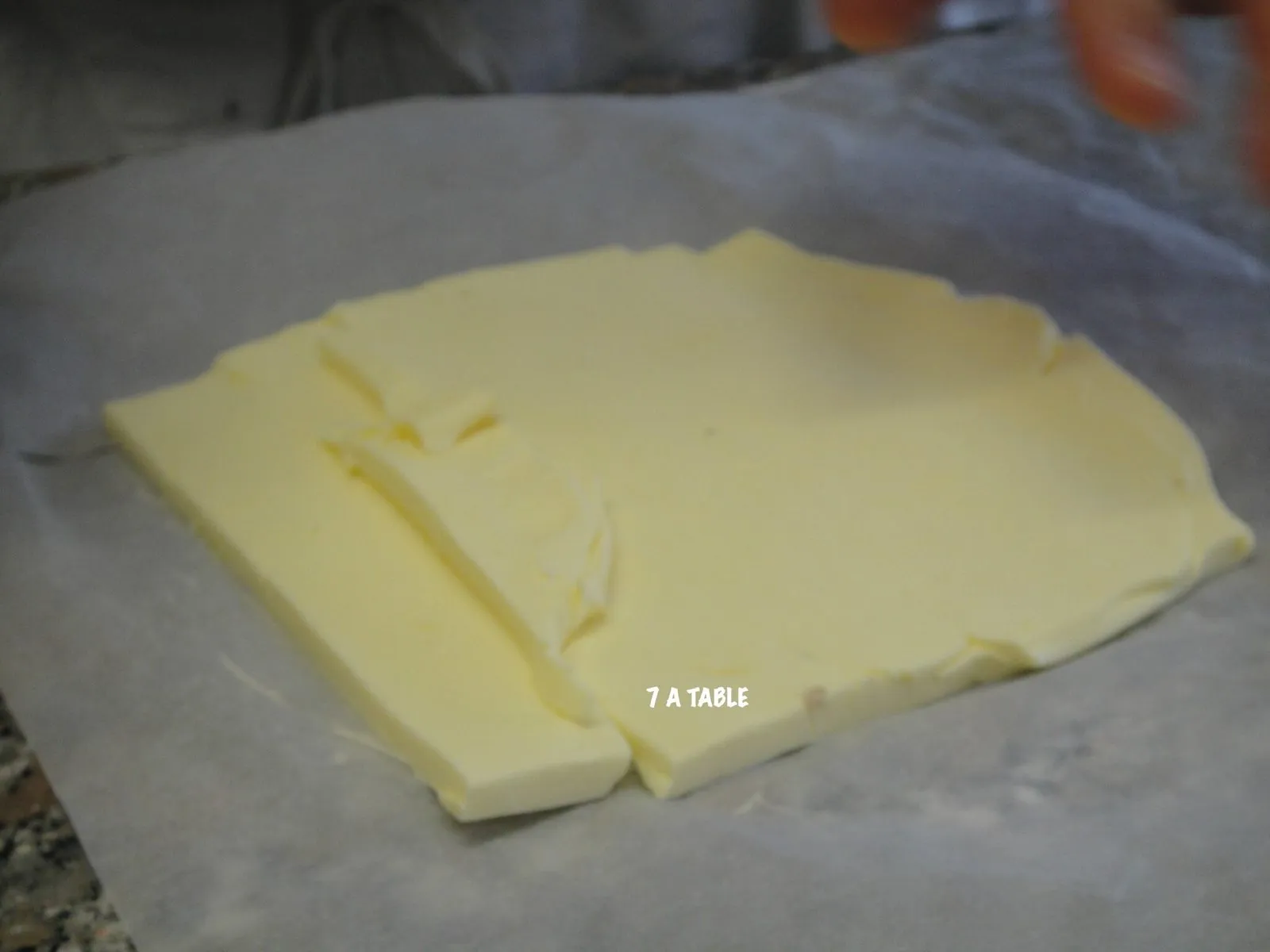 Pâte feuilletée : feuilletage