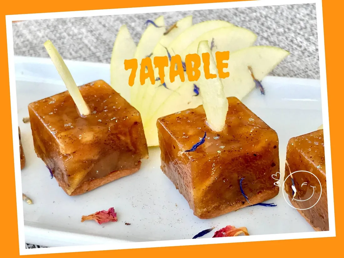 Cubes'pommes façon Tatin