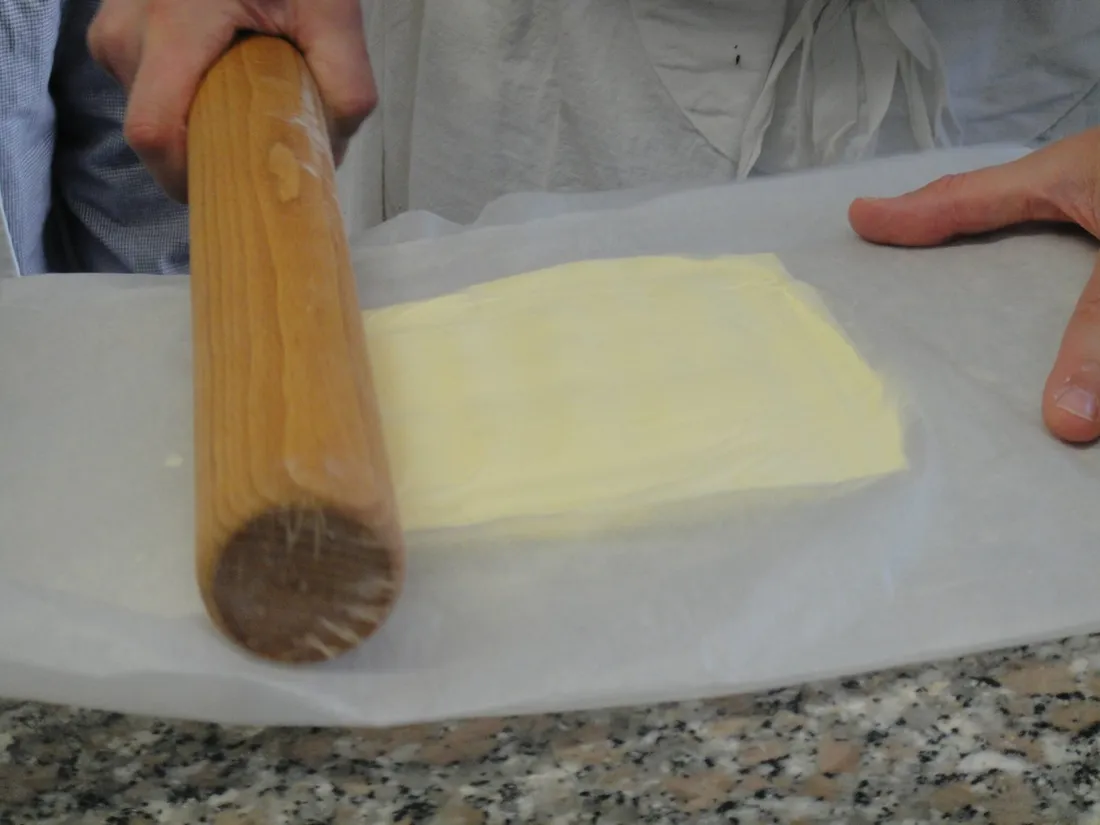 Pâte feuilletée : feuilletage