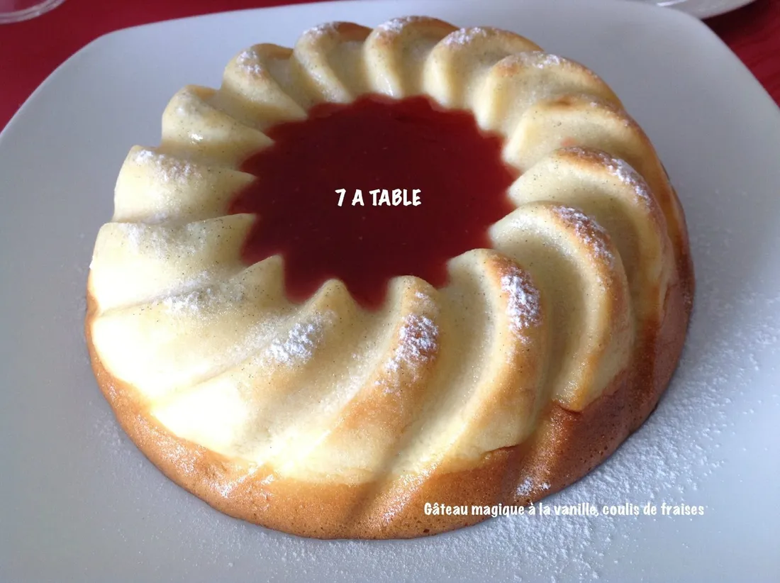 Gâteau magique à la vanille