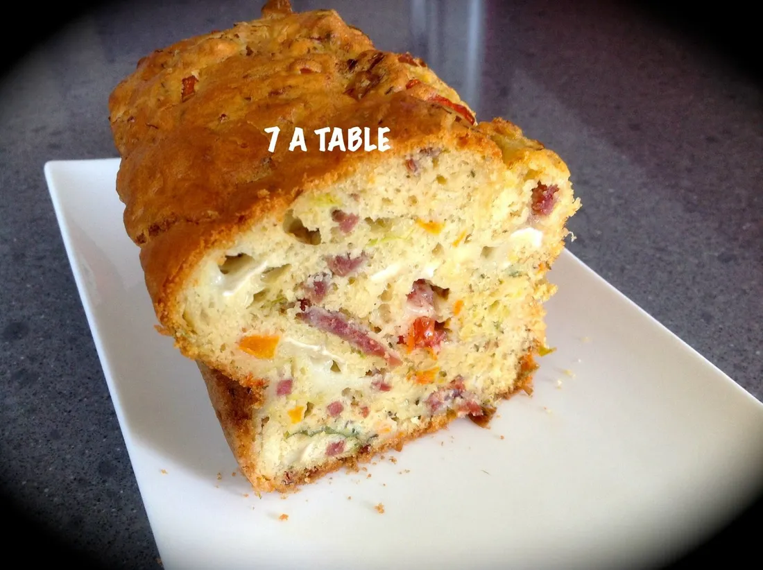 Cake aux poireaux carottes bacon