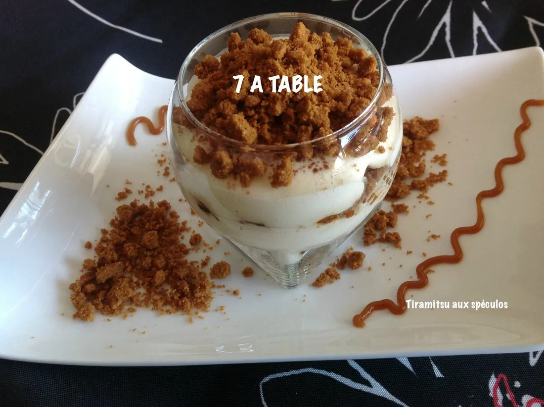 Tiramisu aux spéculoos