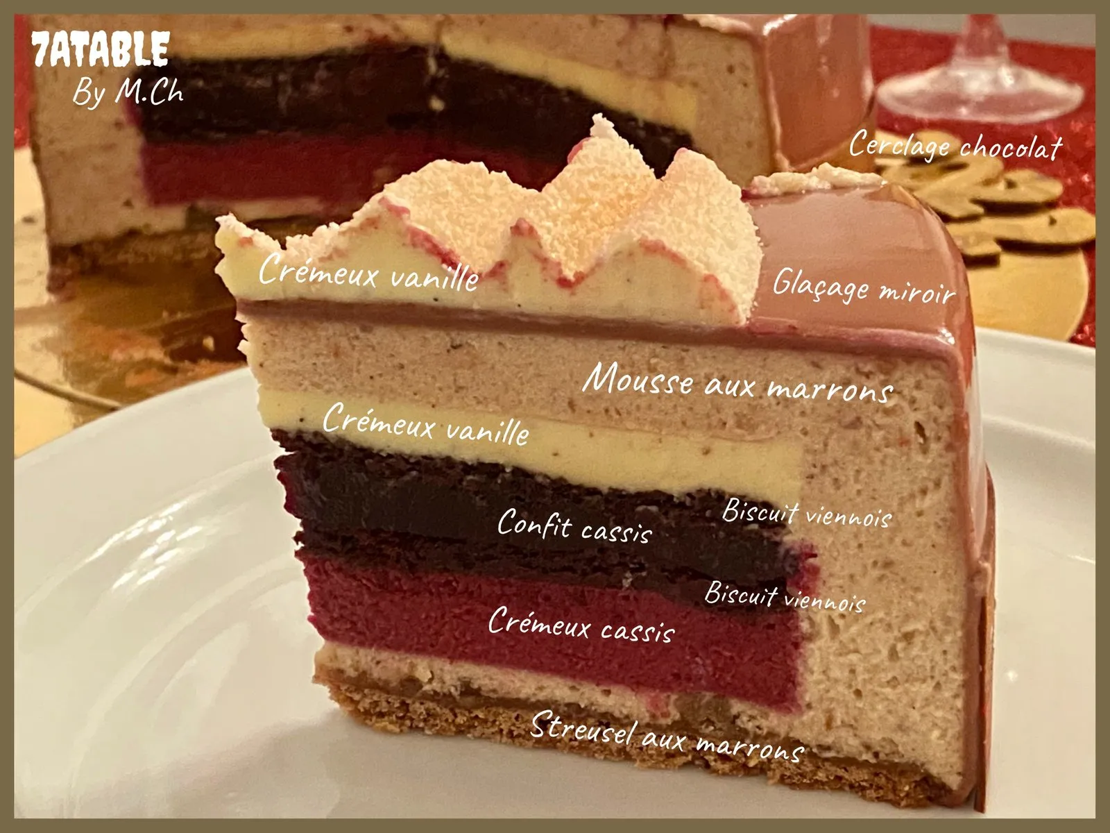 Entremets marron
