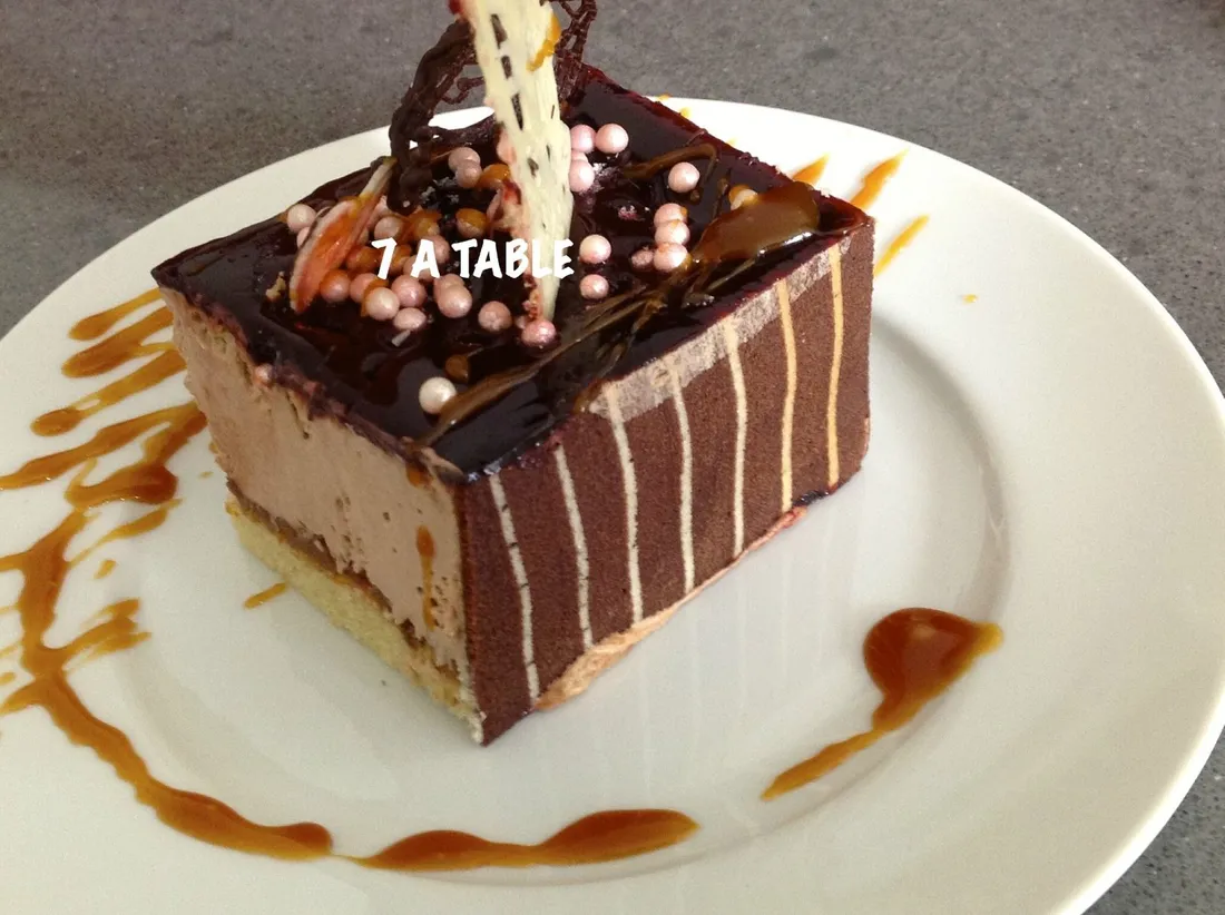 Bavarois chocolat au lait caramelia (Valrhona)