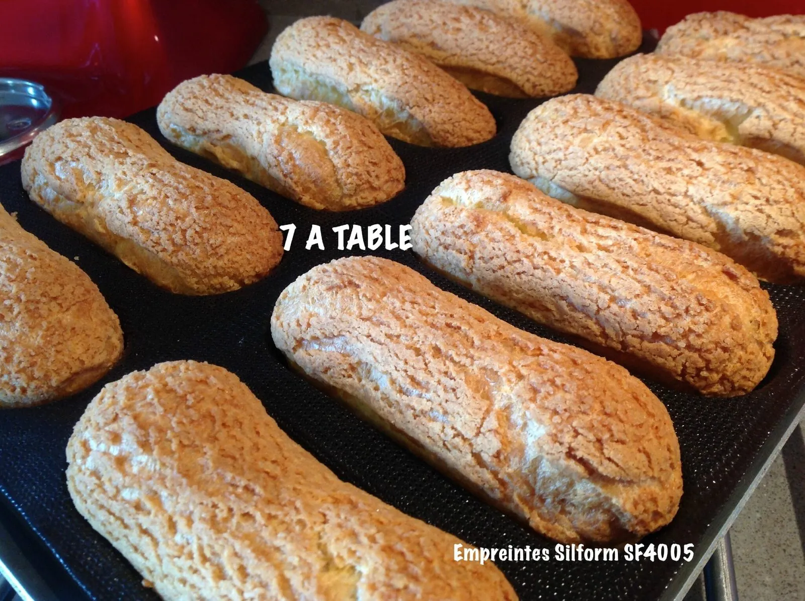 Éclairs crème pralinée