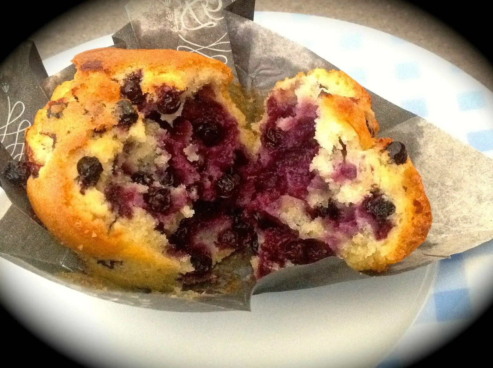Muffins aux myrtilles