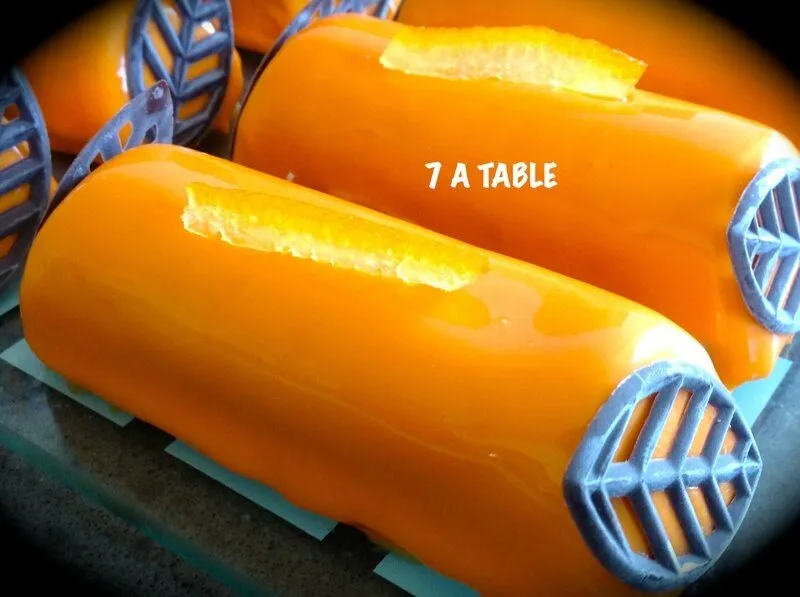 Bûchettes à l'orange et son cremeux au chocolat