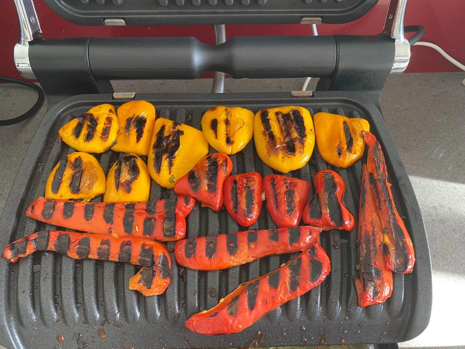 Un repas réalisé avec le grill All Clad multifonctions