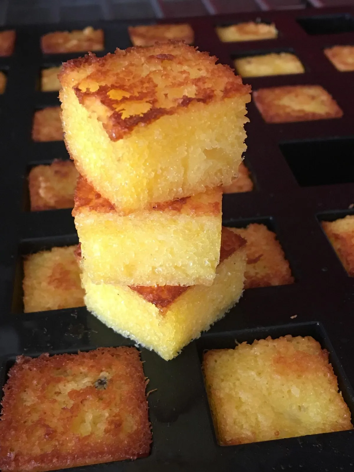 Cubes ananas