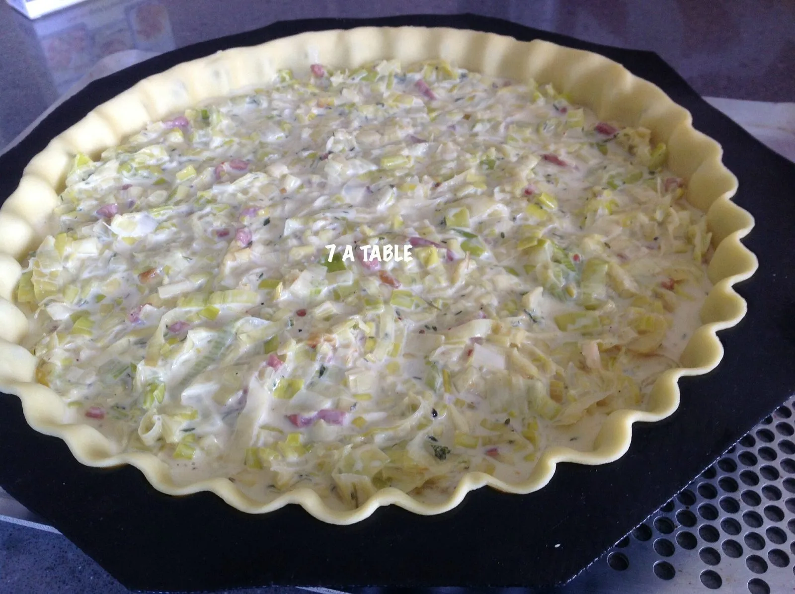 Tarte aux poireaux