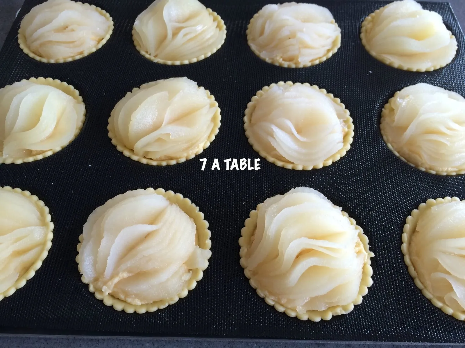 Tartelettes amandine aux poires