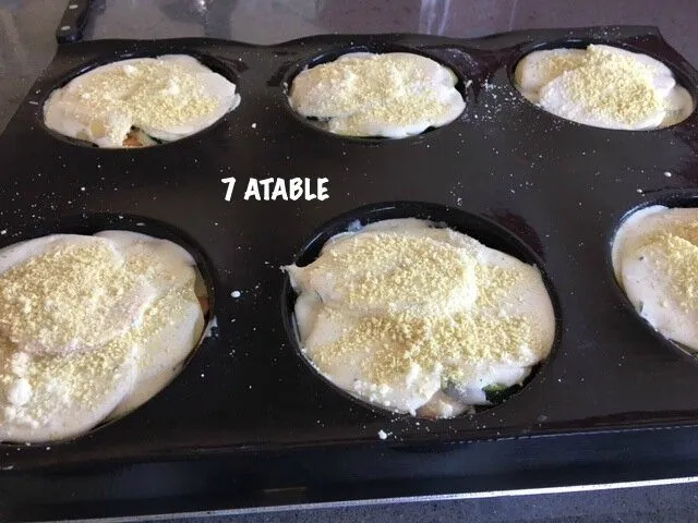 Gratin de légumes grands ronds
