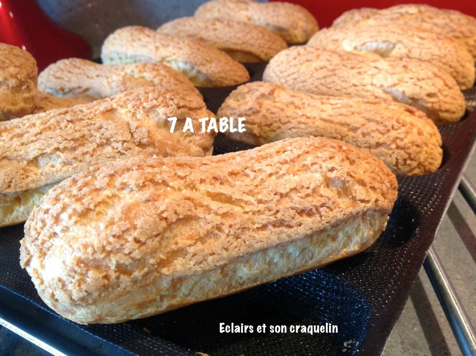 Éclairs crème pralinée
