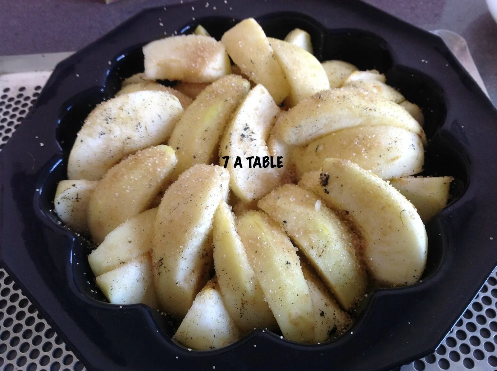 Gâteau aux pommes façon Tatin