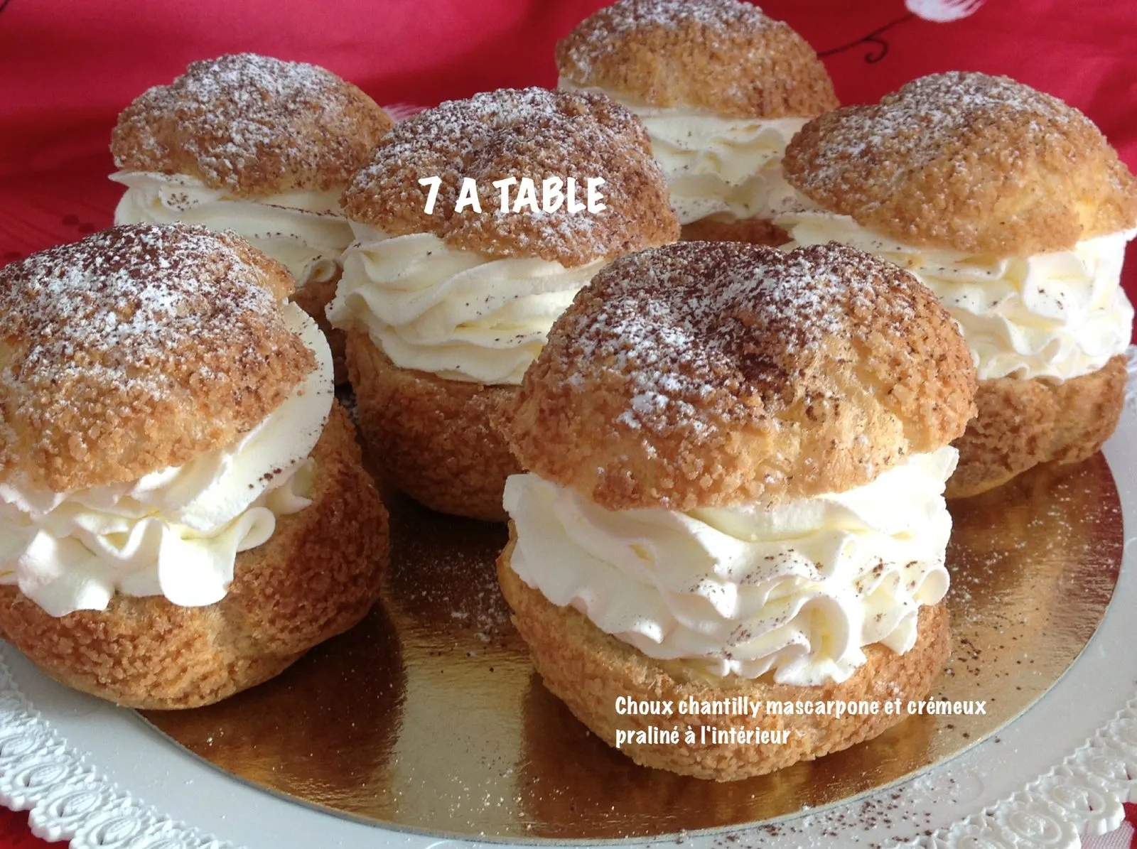 Éclairs crème pralinée