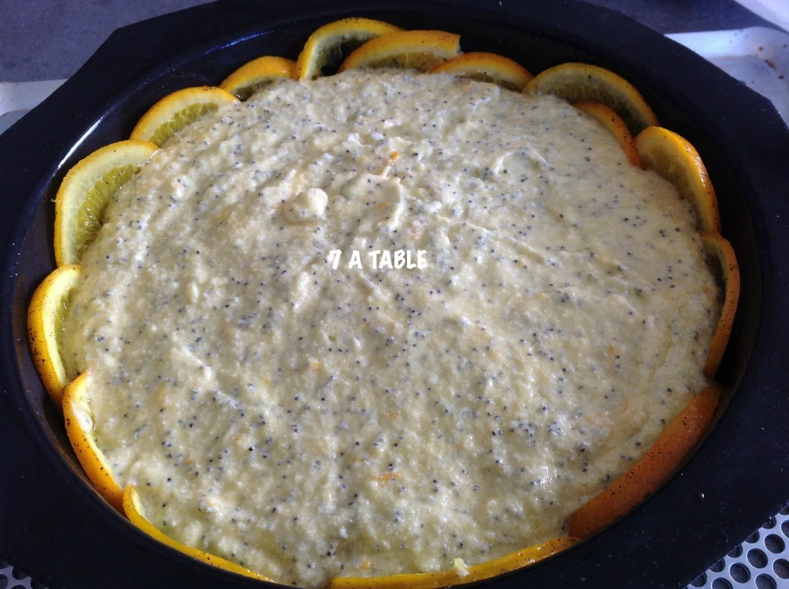Moelleux à l’orange et au pavot