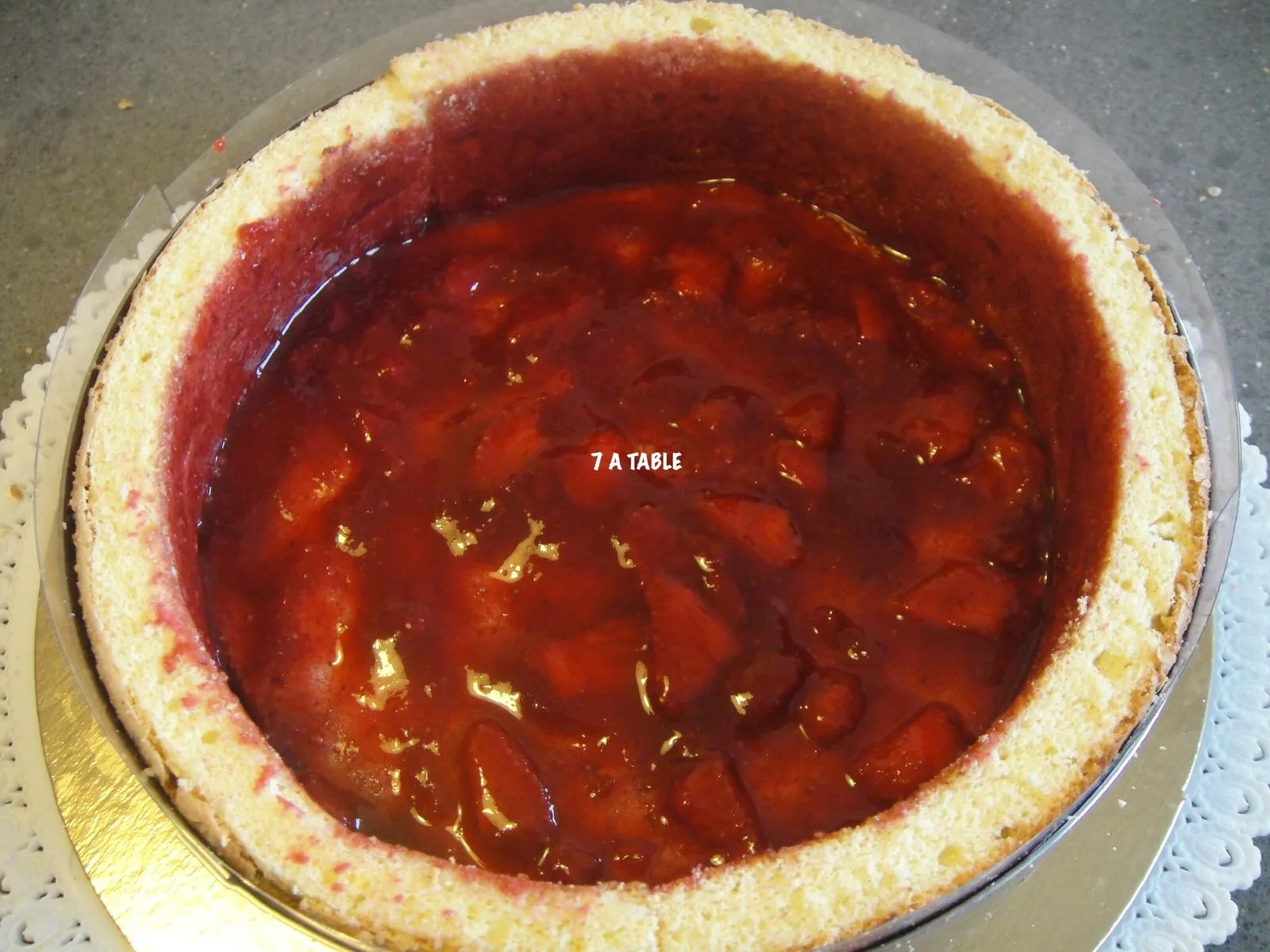 Charlotte aux fraises