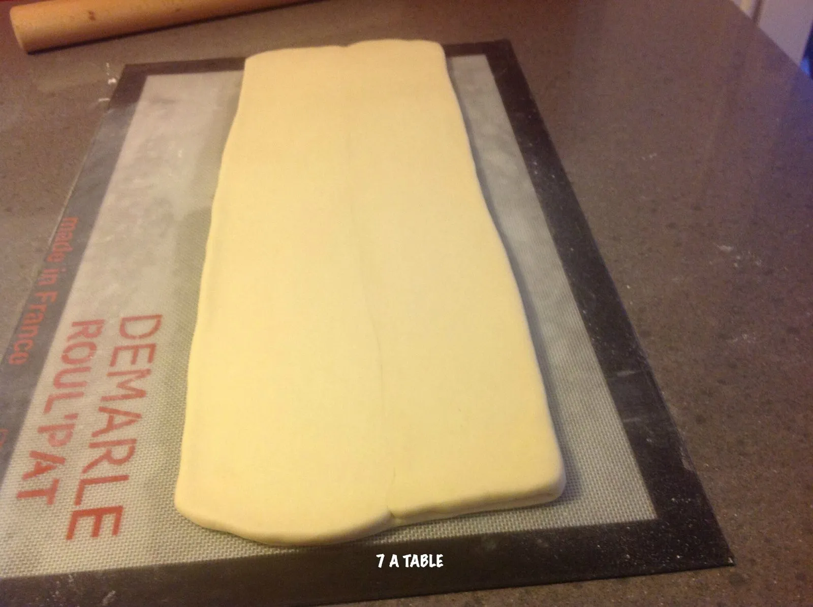 Pâte levée dite “feuilletée”