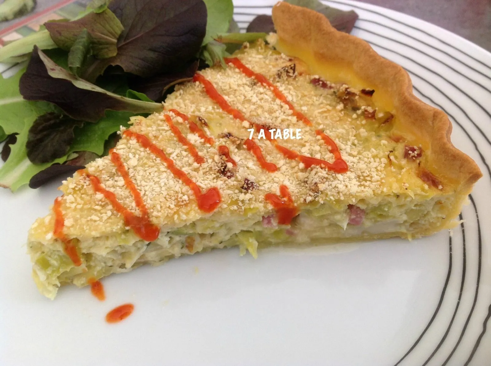 Tarte aux poireaux