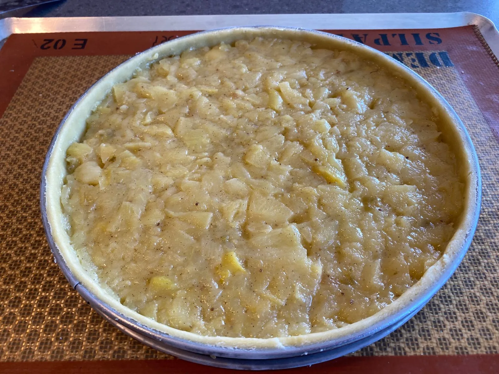 Tarte aux pommes (rosace)