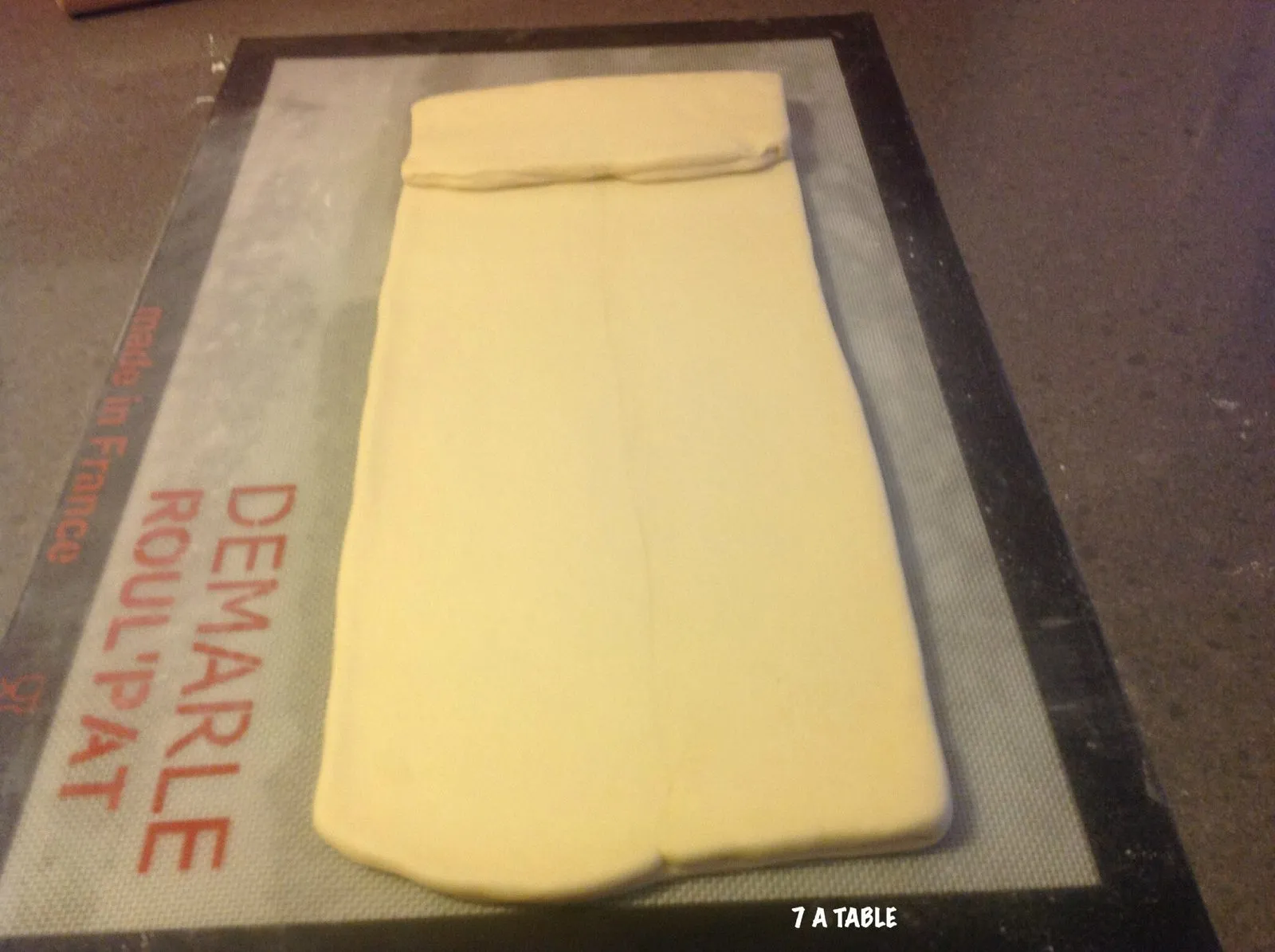 Pâte levée dite “feuilletée”