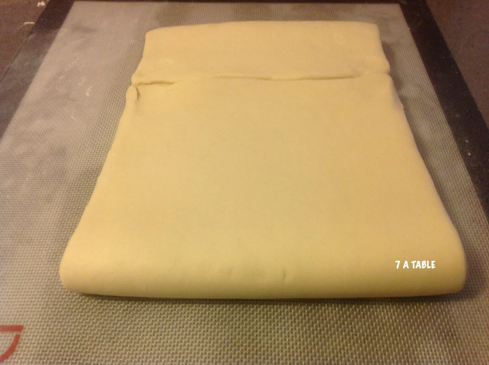 Pâte levée dite “feuilletée”