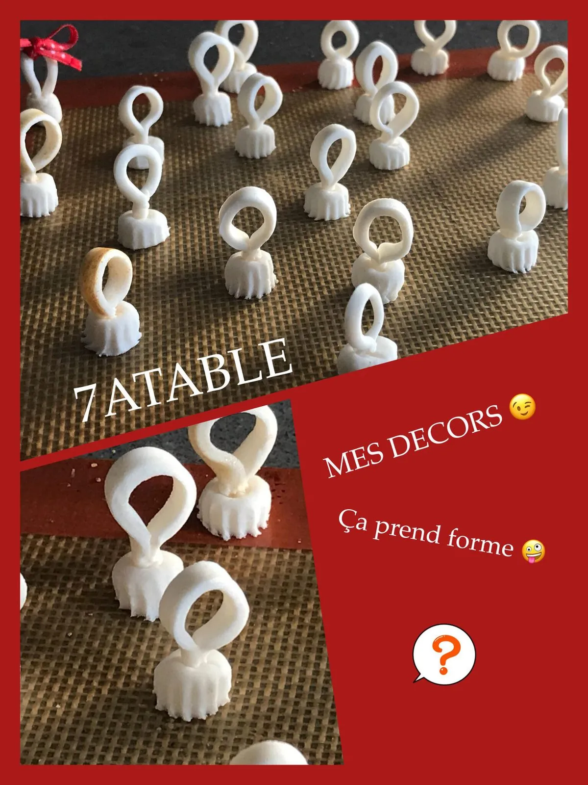 Sphères 3D au coco et crémeux aux fruits