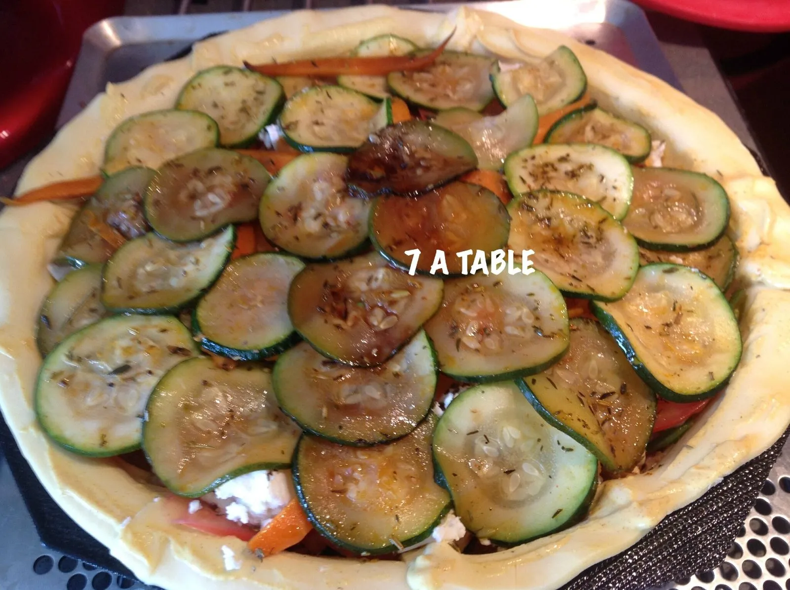 Tourte légumes poulet