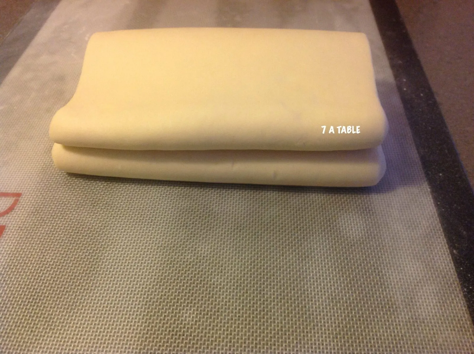 Pâte levée dite “feuilletée”