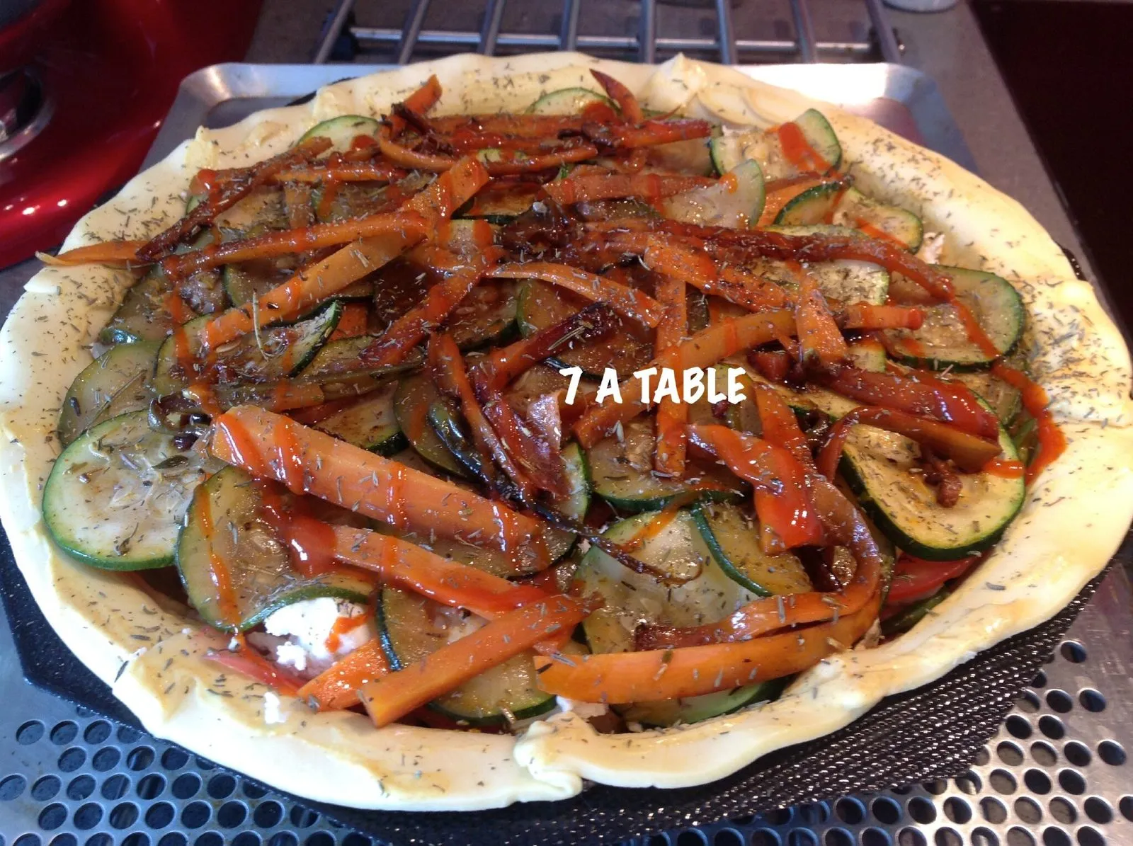 Tourte légumes poulet