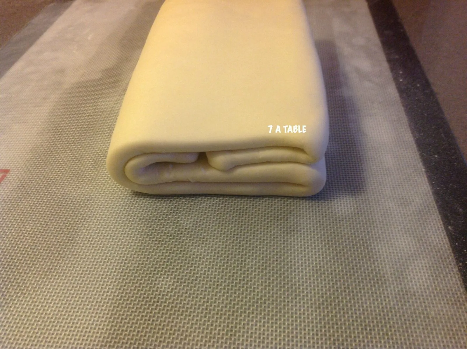 Pâte levée dite “feuilletée”