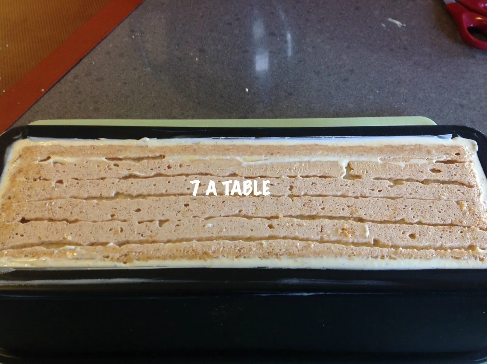 Bûche citron et vanille