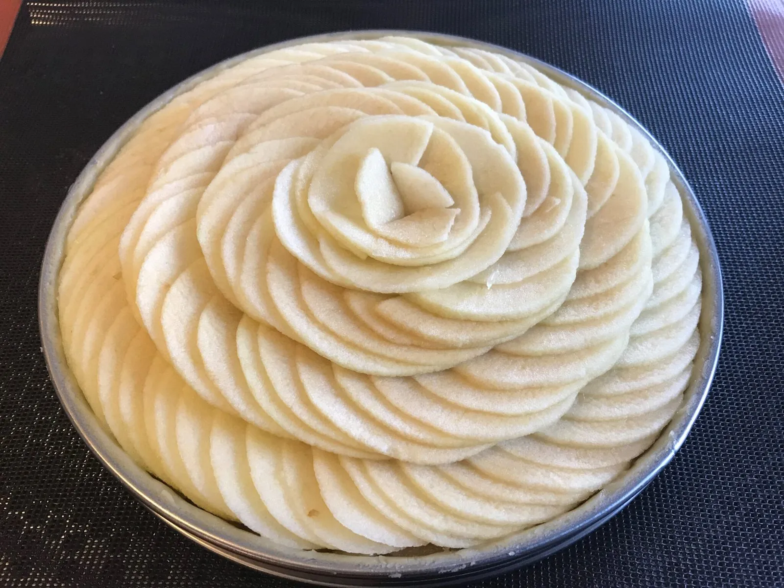 Tarte aux pommes (rosace)