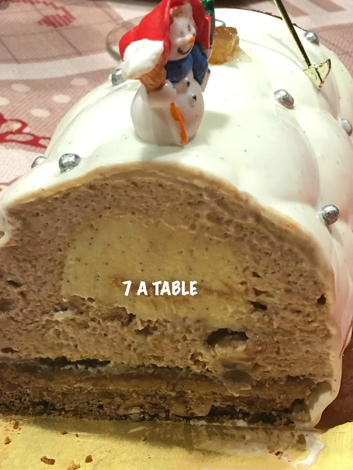 Bûche ou entremet mousse aux marrons